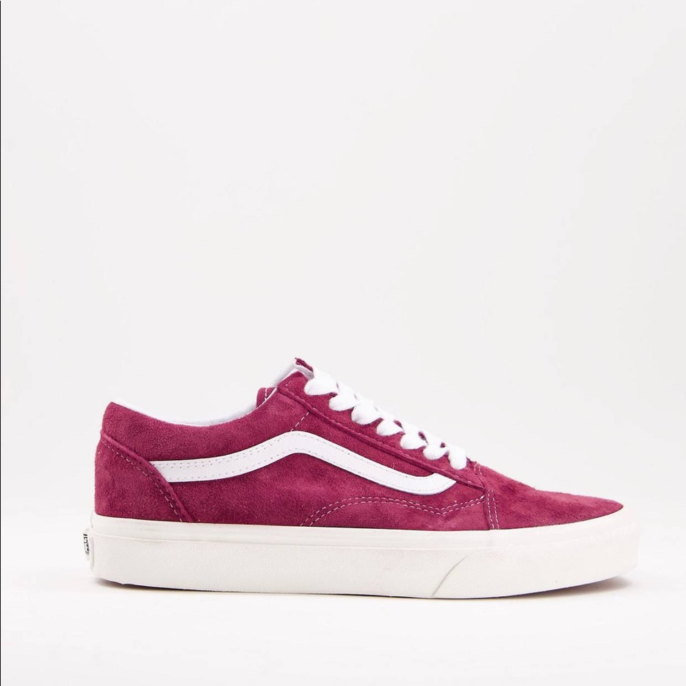 Vans Old School Burgundy Suede Sneakers